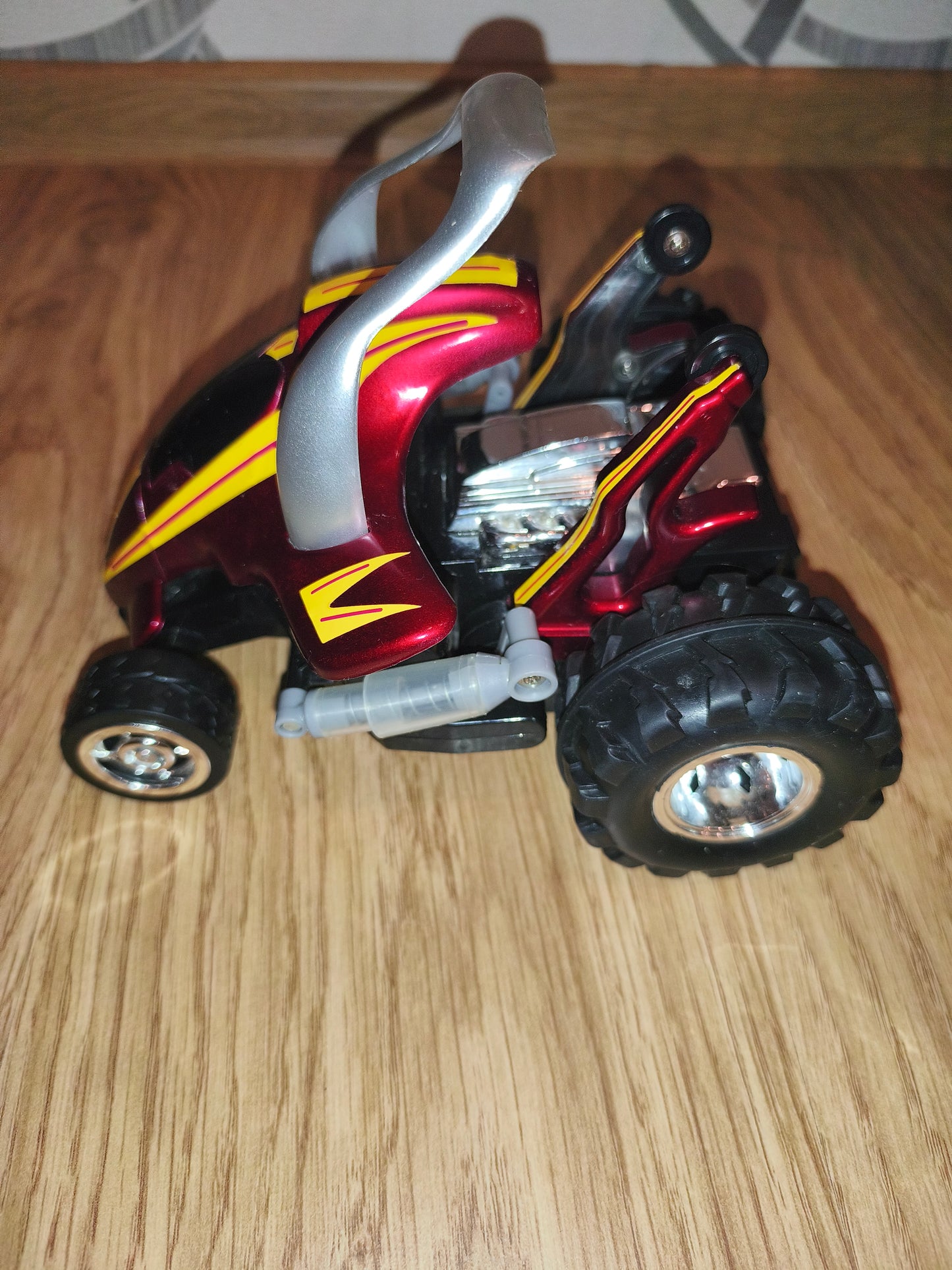 Vintage The Black Series "Street Savage" RC Stunt Car (Red/Yellow) – 49 MHz, Untested / Replacement Car Only