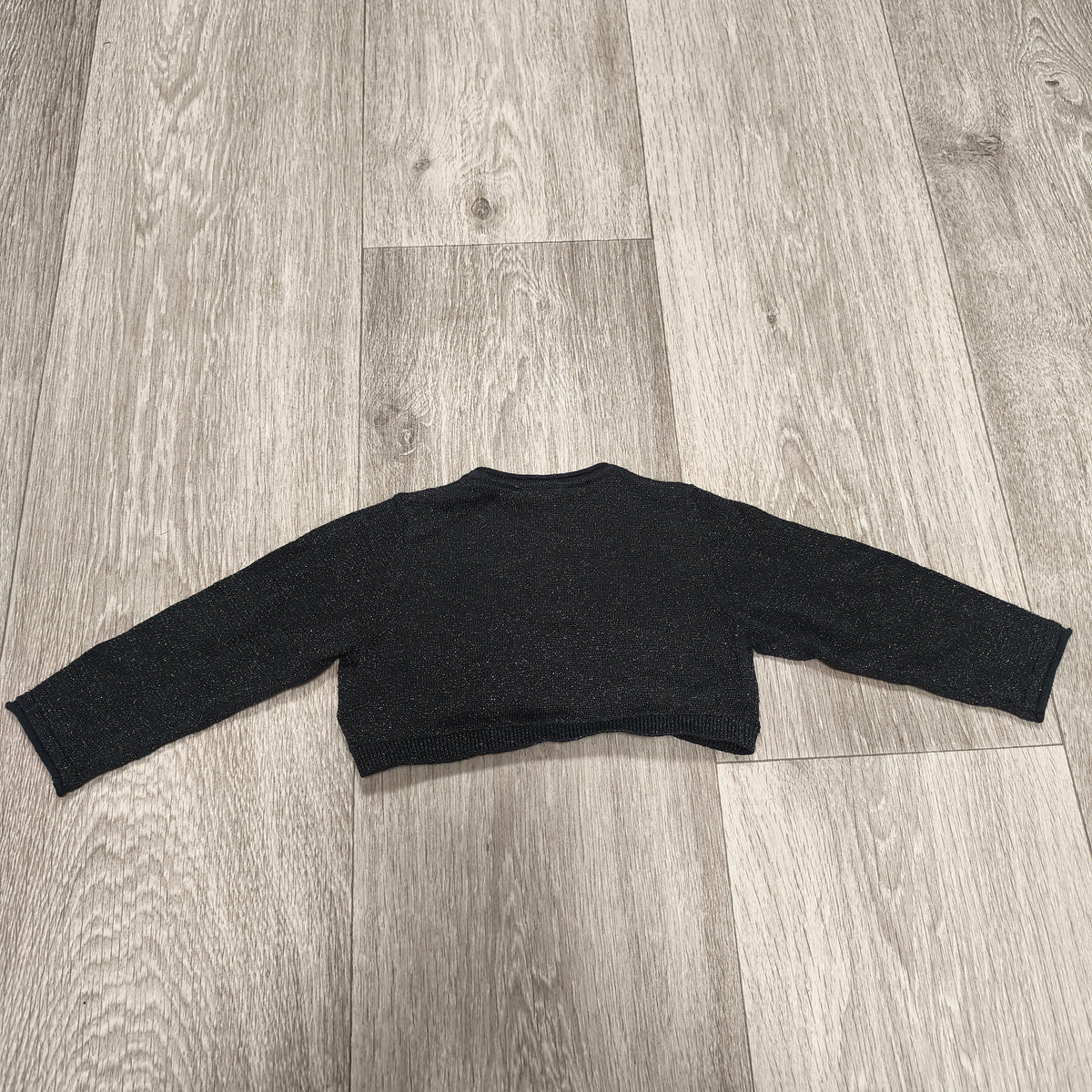 NEXT Baby Girls Bolero Cardigan Black Sparkly Glitter 3-6 Months Shrug