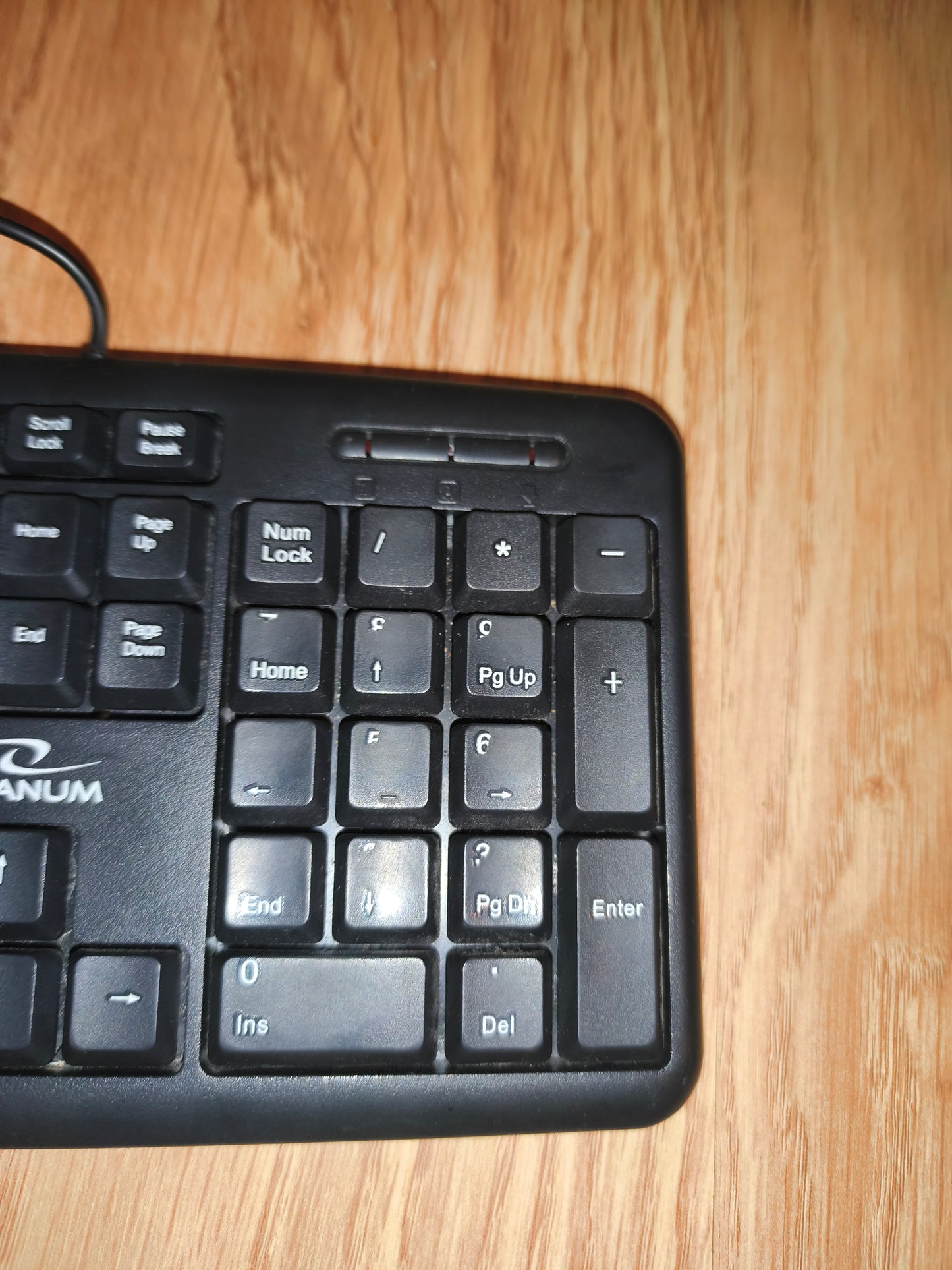 Titanum TKR101 Wired USB Full-Size Keyboard – Black (ENG/RU Layout)