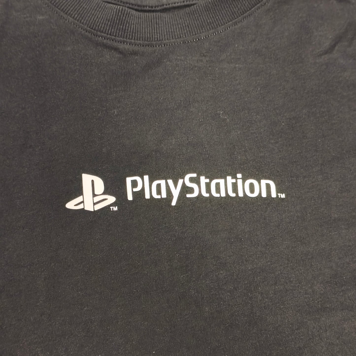 ZARA Boys PlayStation Long Sleeve T-Shirt Size 10 140 Black Double Layer Gaming