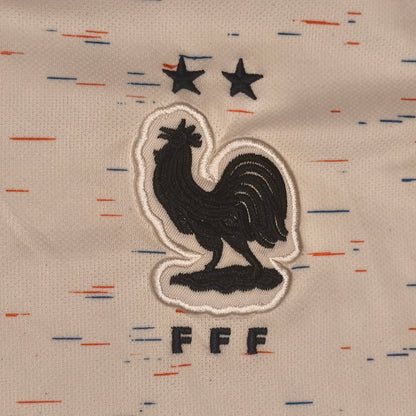 Nike France 2018 Away Jersey Kante #13 Soccer Shirt White 2 Star FFF