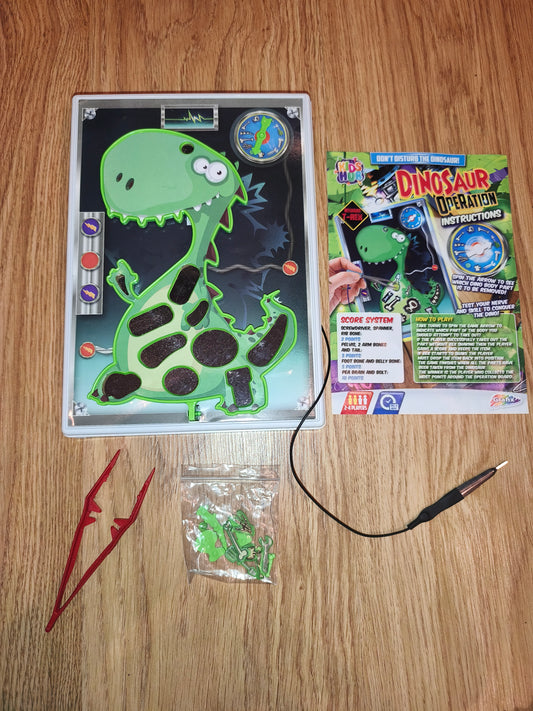 Kids Hub Dinosaur Operation Board Game – Steady Hand Skill Challenge