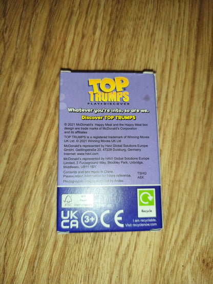 Top Trumps Safari Animals Quiz – 2021 McDonald's Happy Meal Edition (30 Questions)