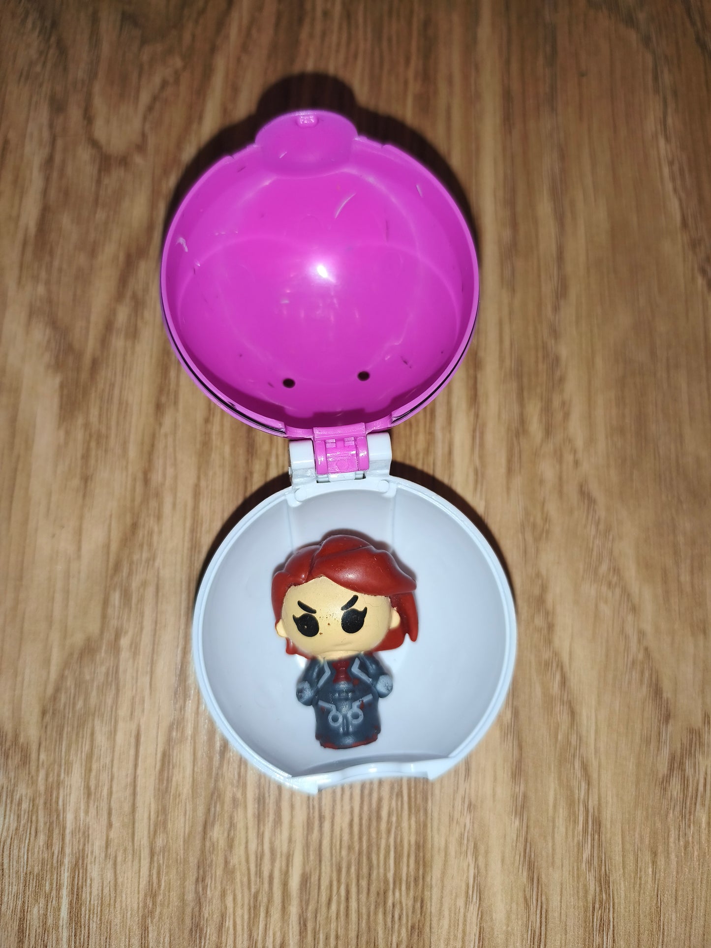 Pokémon Love Ball Toy Case with Marvel Black Widow Mini Figure Set