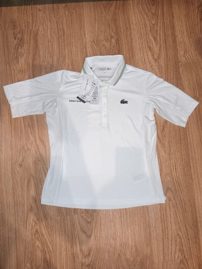 Lacoste Sport White "Ultra Dry" Polo Shirt – Size 38 – NWT (RRP ~€100)