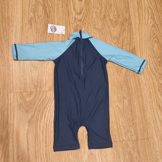 My Little Pony One Piece Swimsuit Rash Guard Sunsuit NWT 12-24 Months Blue