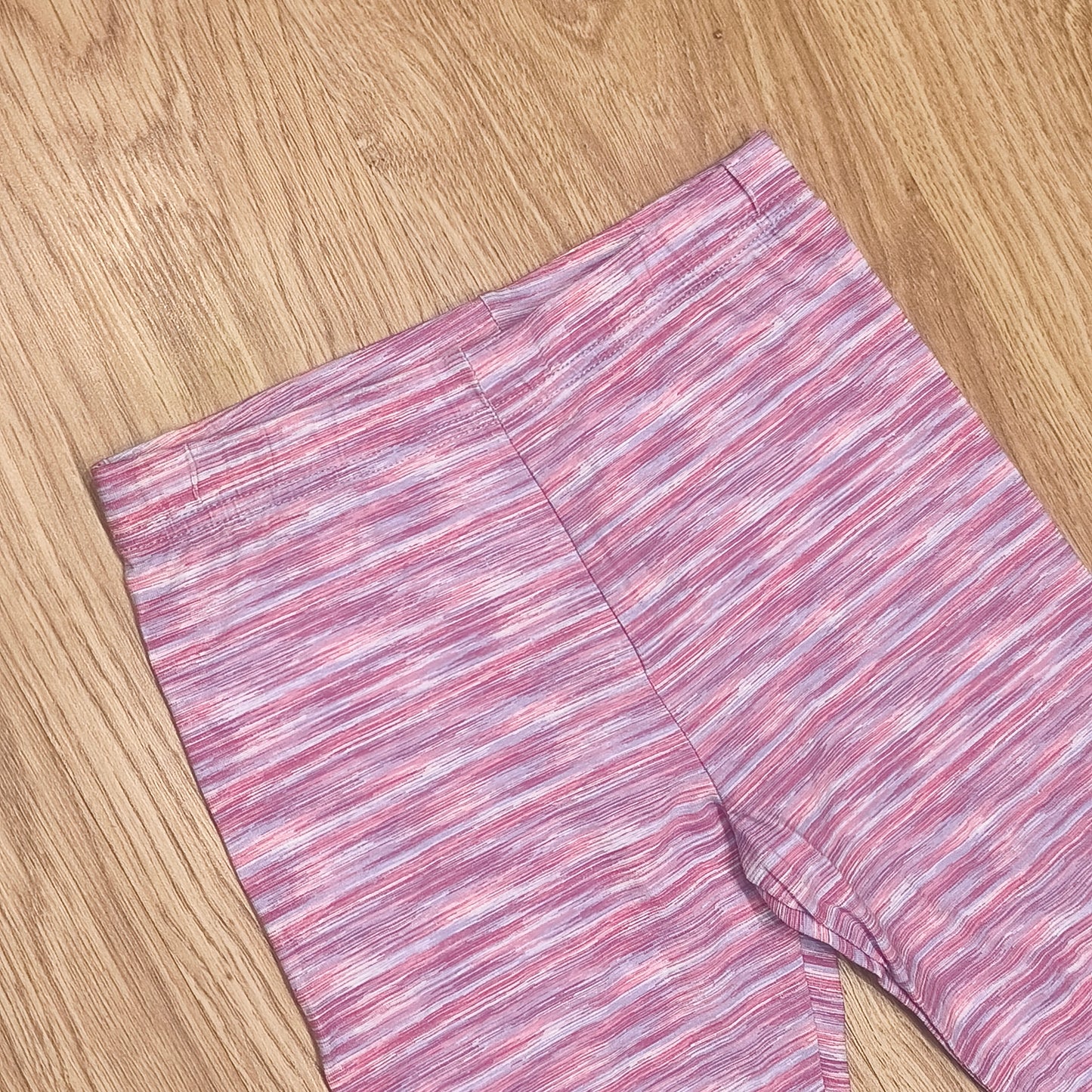 Primark Cares Girls Space Dye Leggings Pink Purple Pants Age 9-10 Yrs 140cm