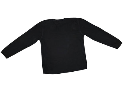 Levis Red Tab Knit Sweater Mens Large Black Crewneck Pullover Ribbed Vintage
