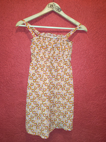 Primark Girls Floral Shirred Bodice Sun Dress – Size 8-9 Yrs / 134 cm