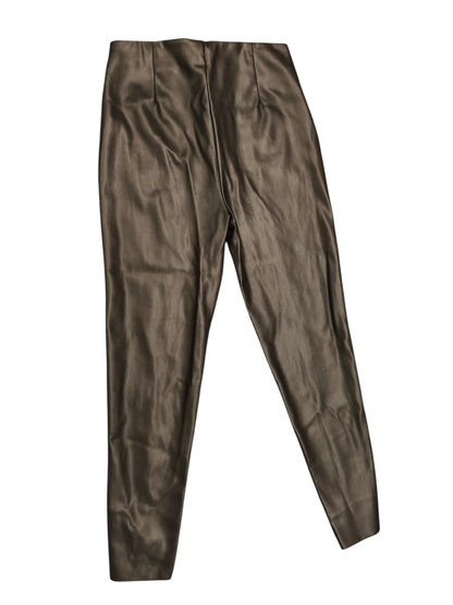 Primark Women’s Black Faux Leather Leggings Trousers Size UK 10 EUR 38 High Rise