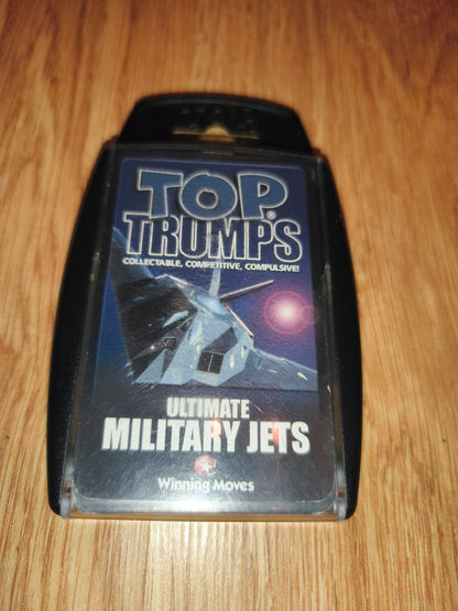Top Trumps: Ultimate Military Jets Card Game – Collector’s Set with Case