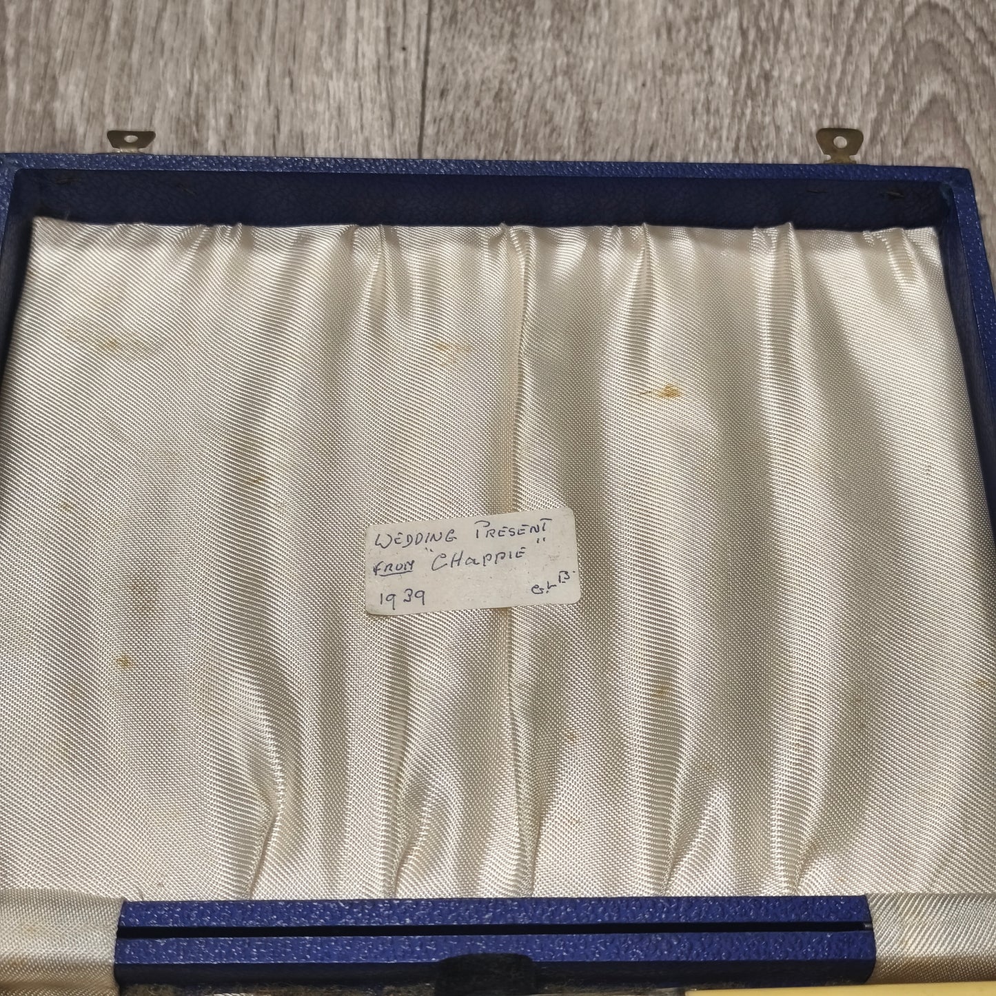 Vintage EPNS Silver Plated Fish Cutlery Set 6 Knives 6 Forks Cased 1939 Gift