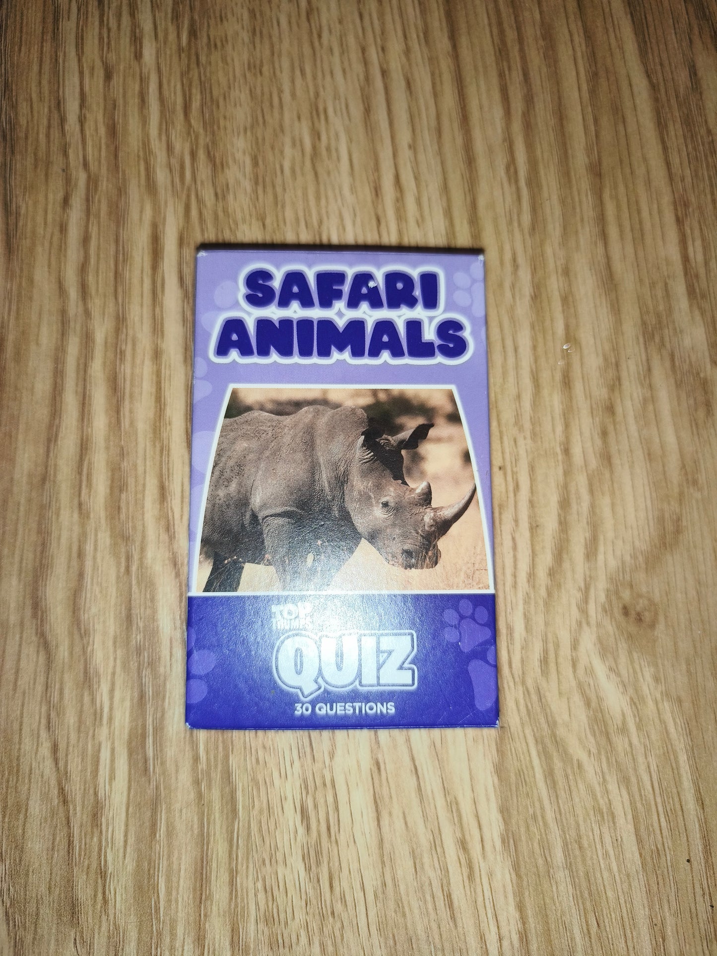 McDonald's Top Trumps Safari Animals Quiz Card Game – Educational Kids Trivia