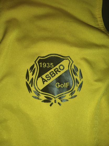 Vintage 2002 Adidas Åsbro GoIF Golf Magic Track Jacket Yellow Black Men's Size M