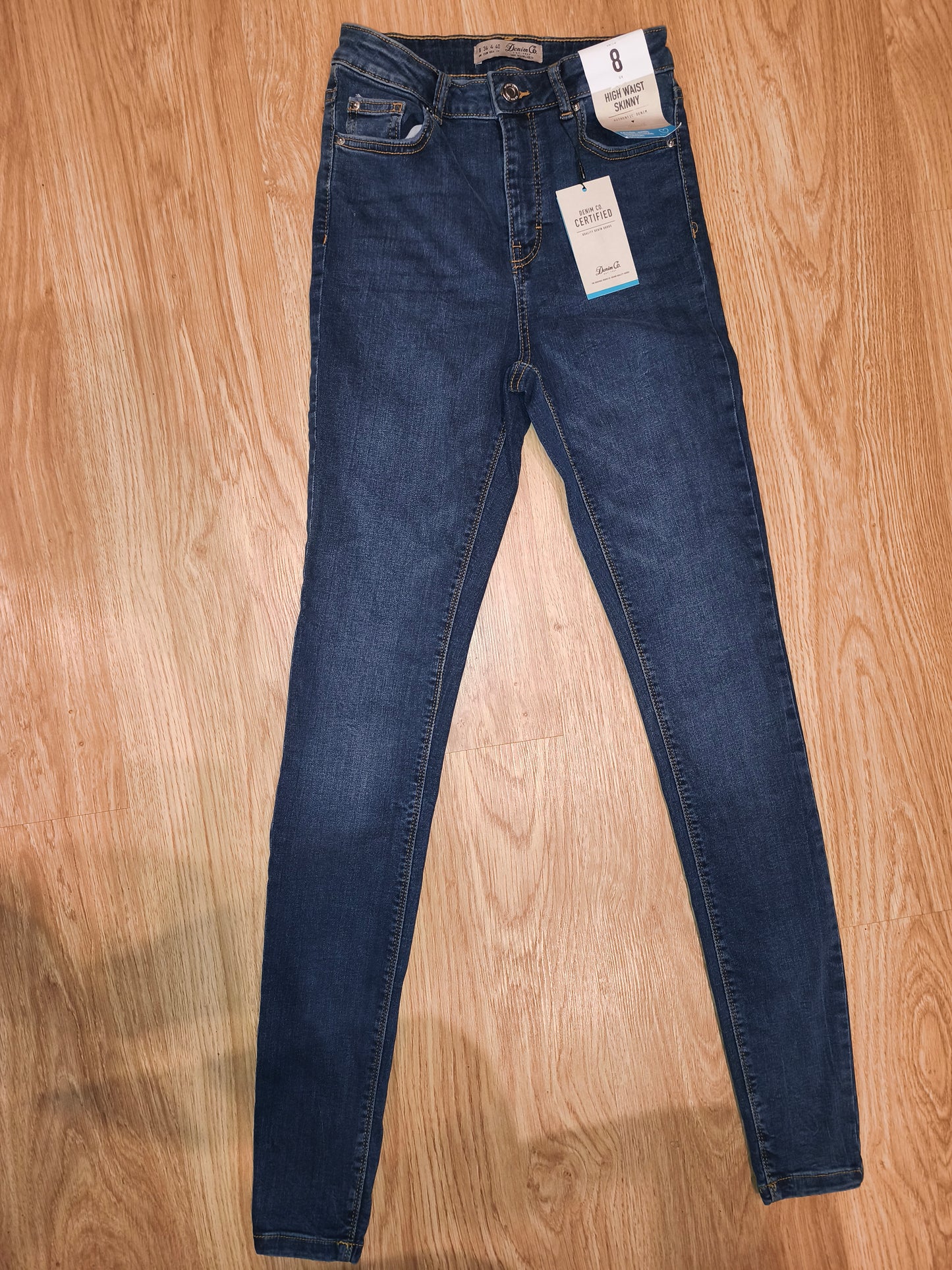 Denim Co. High Waist Skinny Jeans – New With Tags (UK 8)
