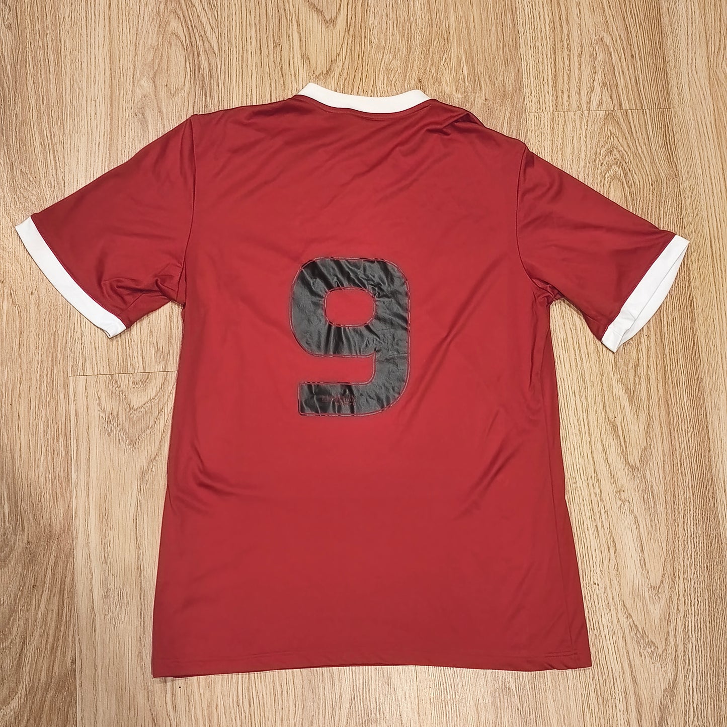 Adidas Red Soccer Jersey CA Mozaic Foot Challenge FFF French Shirt #9 Size M