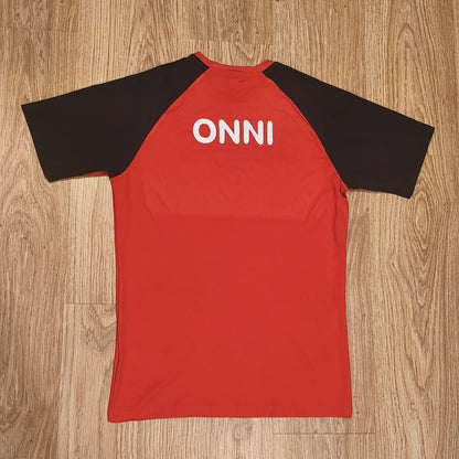 Puma Puhu Vantaa Basketball Jersey Shirt Mens Small Red Black DryCell #26 ONNI