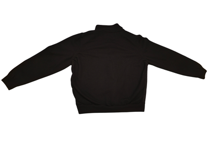 BOSS Hugo Boss Men's Elfonte Full-Zip Virgin Wool Sweater Jacket Black L