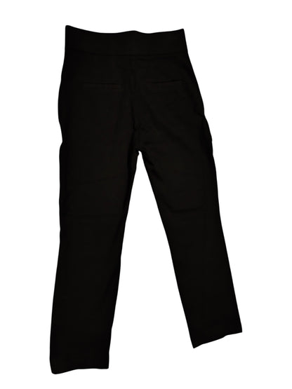 Next Women's Black Slim Leg Trousers Size UK 8 Stretch Pull On Smart Work