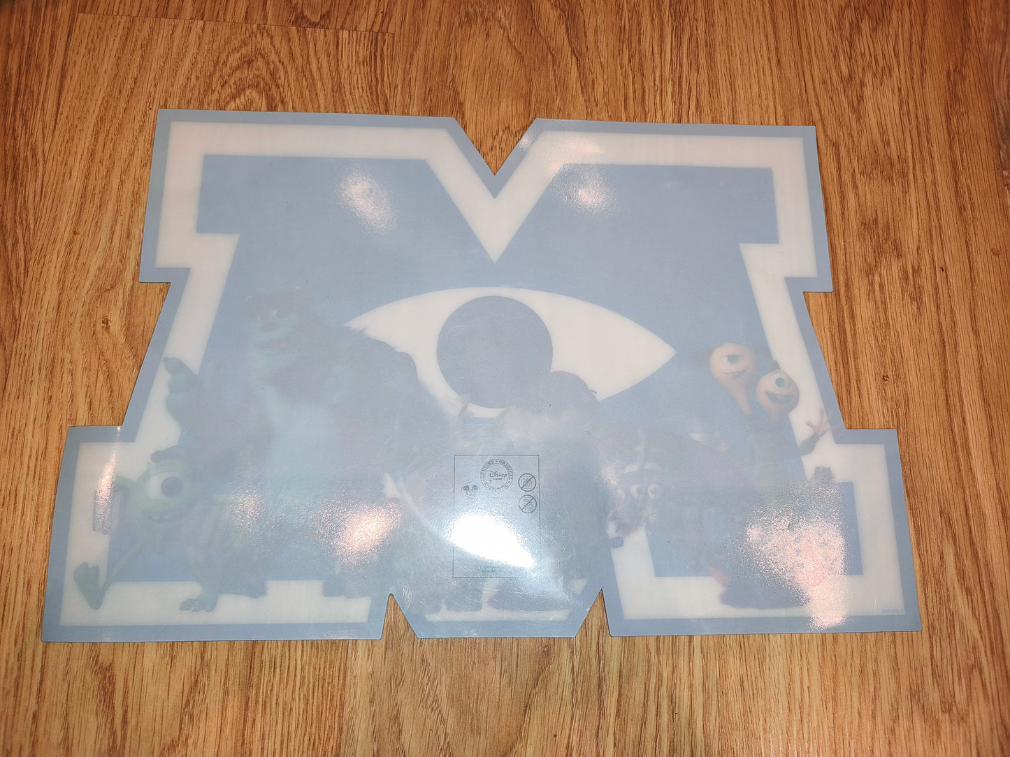 Official Disney Pixar Monsters University "MU" Character Placemat
