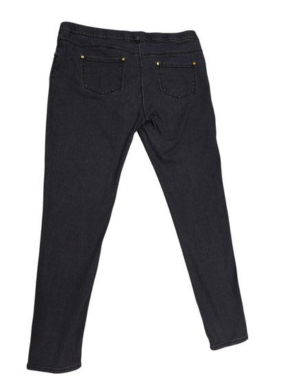 Denim Co. Women’s Dark Wash Pull-On Jeggings Skinny Jeans - Size UK 18 / US 14