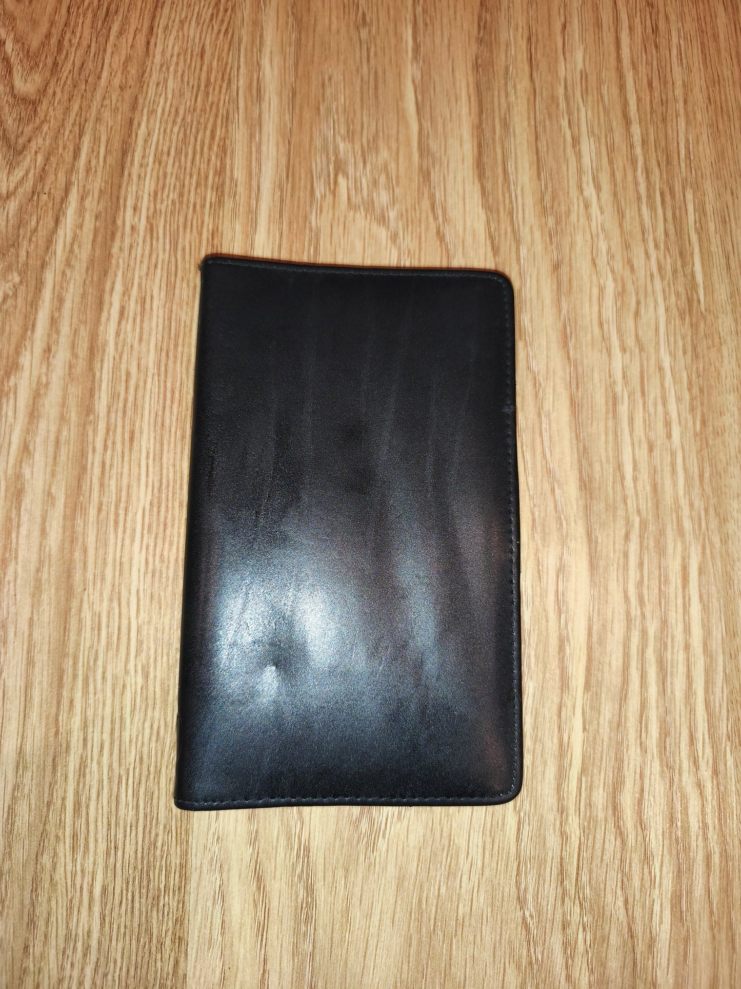 Filofax Metropol Slimline Organiser | Vintage Black Faux-Leather 6-Ring Planner