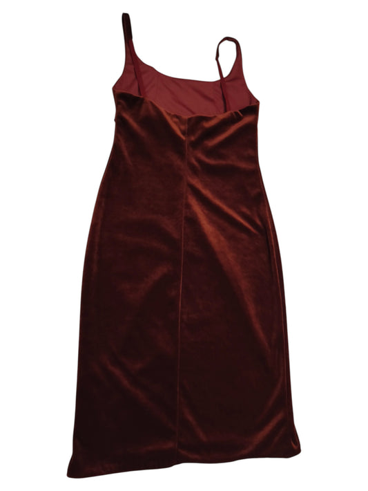 Rare VTG Forever 21 Red Velvet Maxi Dress Beaded Empire Waist Y2K Whimsigoth M L