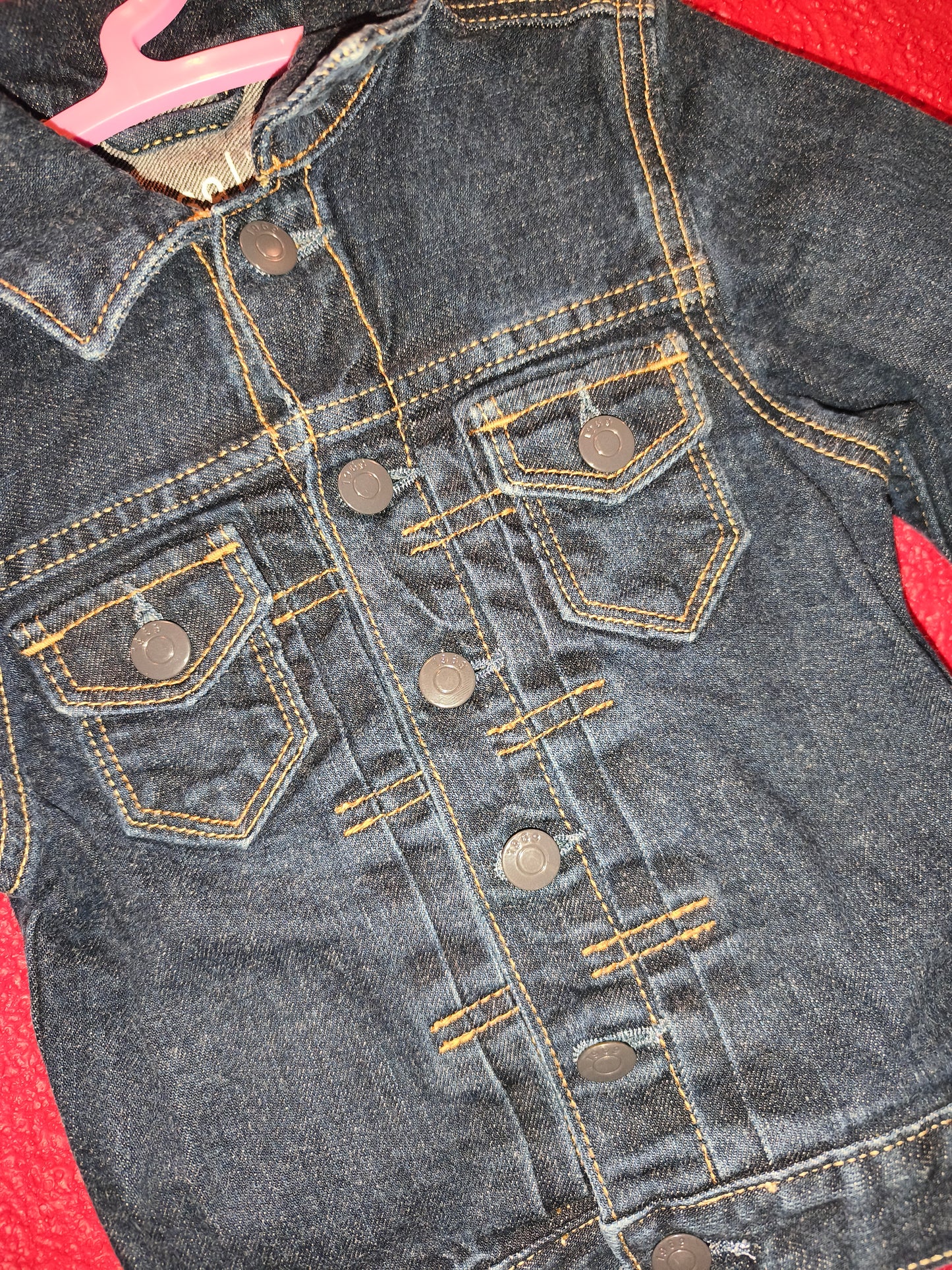 BabyGAP 1969 Toddler Classic Dark Wash Denim Jacket – Size 12-18 Months