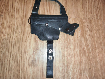 Walther CP99 Compact Leather Shoulder Holster Black Tactical Airsoft Pistol Rig