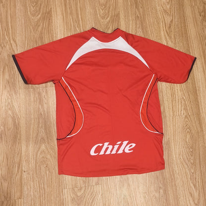 Chile National Team Red Short Sleeve Athletic Jersey T-Shirt Graphic Tee