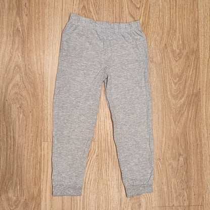Nutmeg Grey Joggers Sweatpants Elastic Waist Cuffed Bottoms Pants Age 5-6 Years
