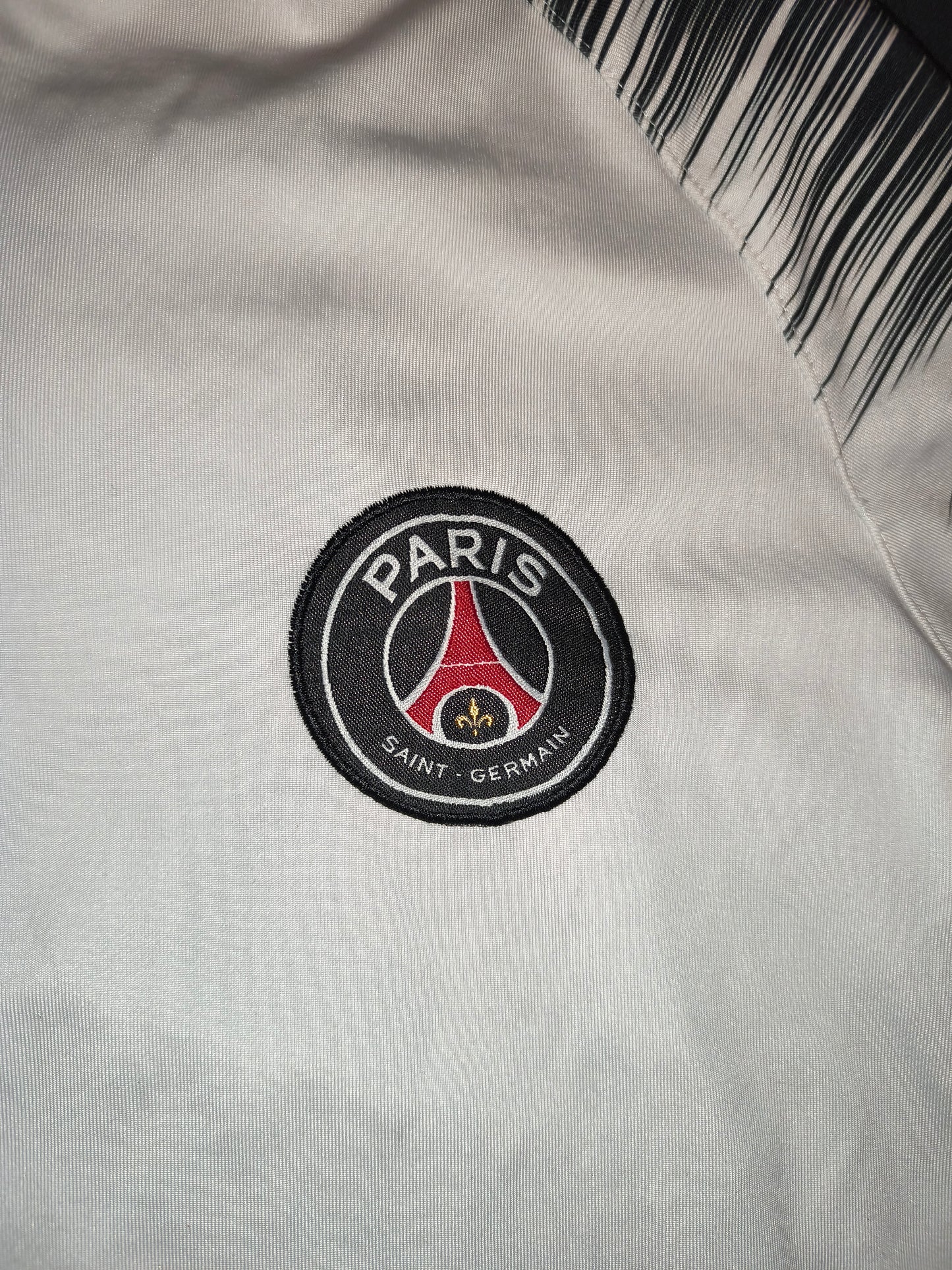 Paris Saint-Germain Fan-Edition 1/4 Zip Training Top – White/Black – Size S