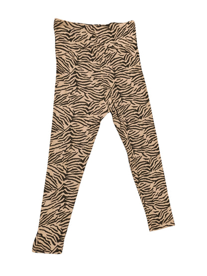 C&A Yessica Maternity Leggings Size S Small Zebra Print Bio Cotton Support Band