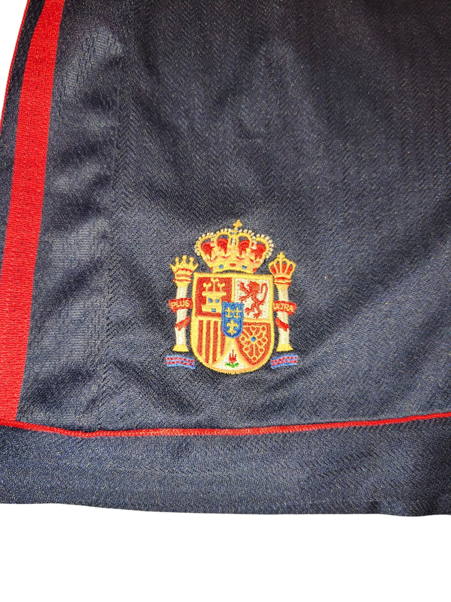 Vintage Adidas Spain Football Shorts Men Navy Blue Made in Portugal S/M