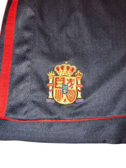 Vintage Adidas Spain Football Shorts Men Navy Blue Made in Portugal S/M