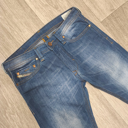 Diesel Kid Thanaz J-OT Slim Skinny Blue Jeans Size 12 Stretch Wash 00XE5 Denim
