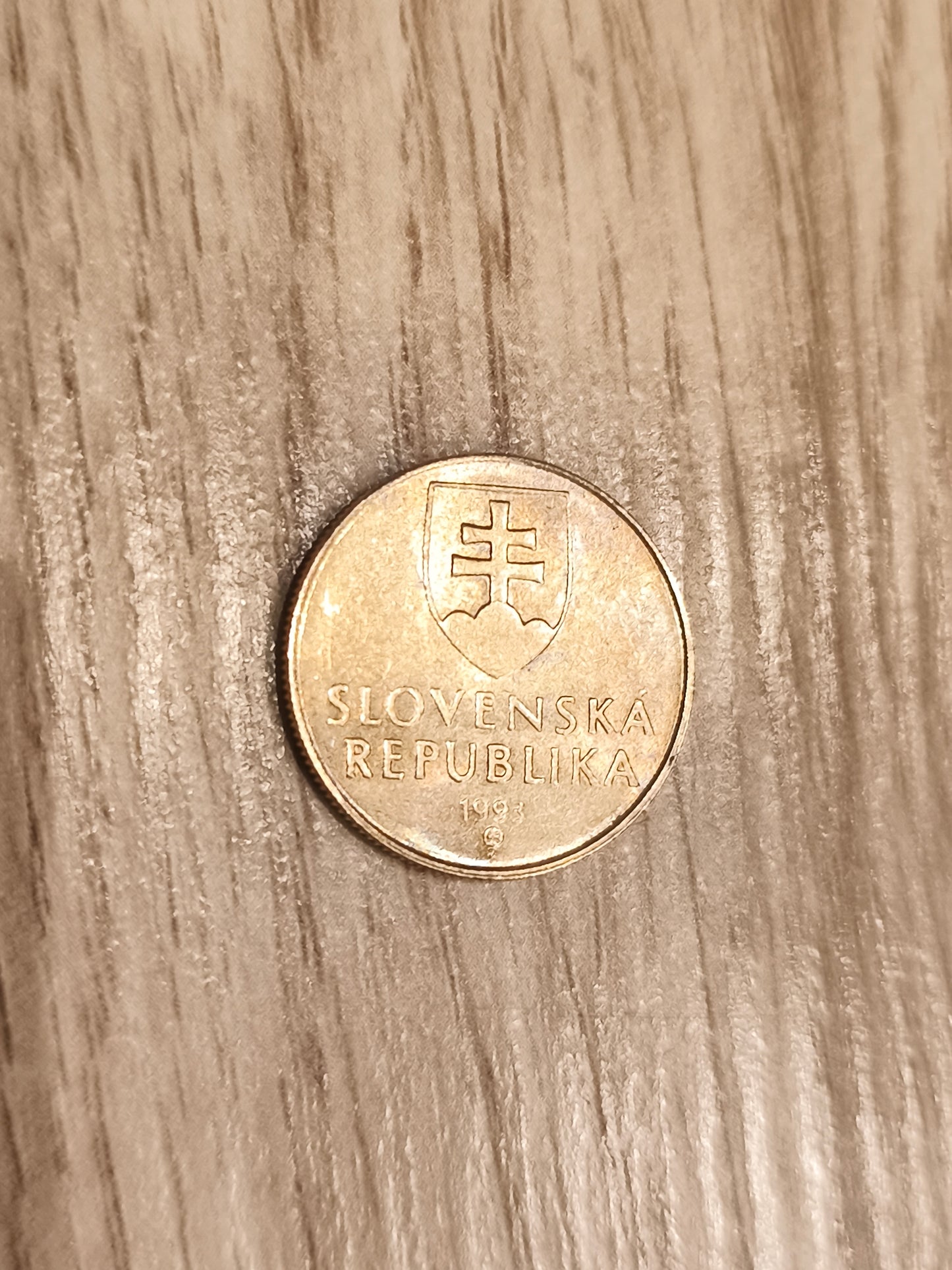 Slovakia 1 Koruna Coin – 1993 Vintage European Currency