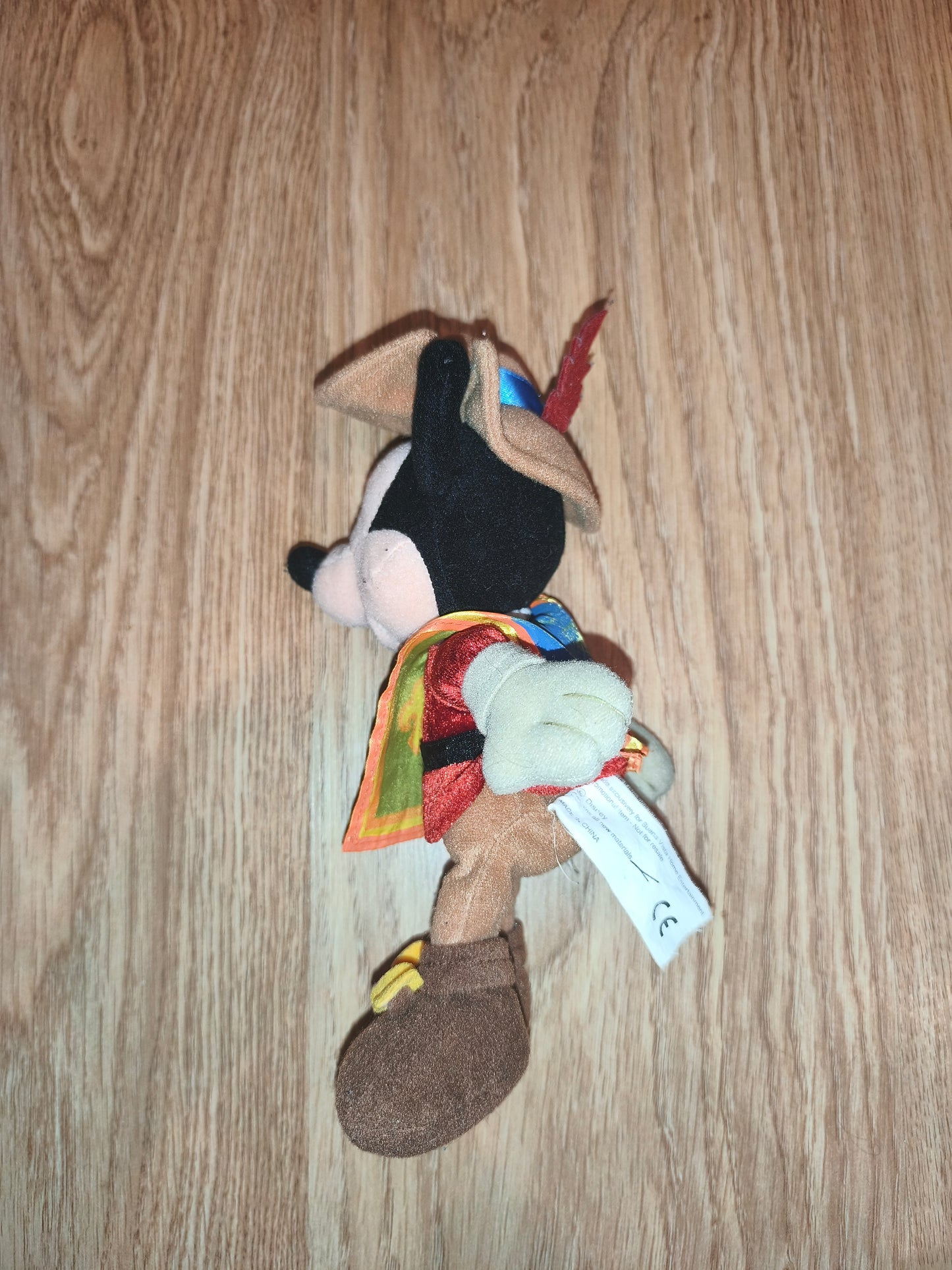 Vintage Disney Mickey Mouse "The Three Musketeers" Promotional Plush Toy