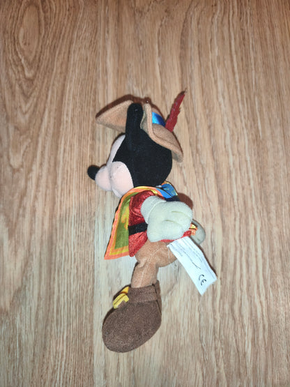 Vintage Disney Mickey Mouse "The Three Musketeers" Promotional Plush Toy