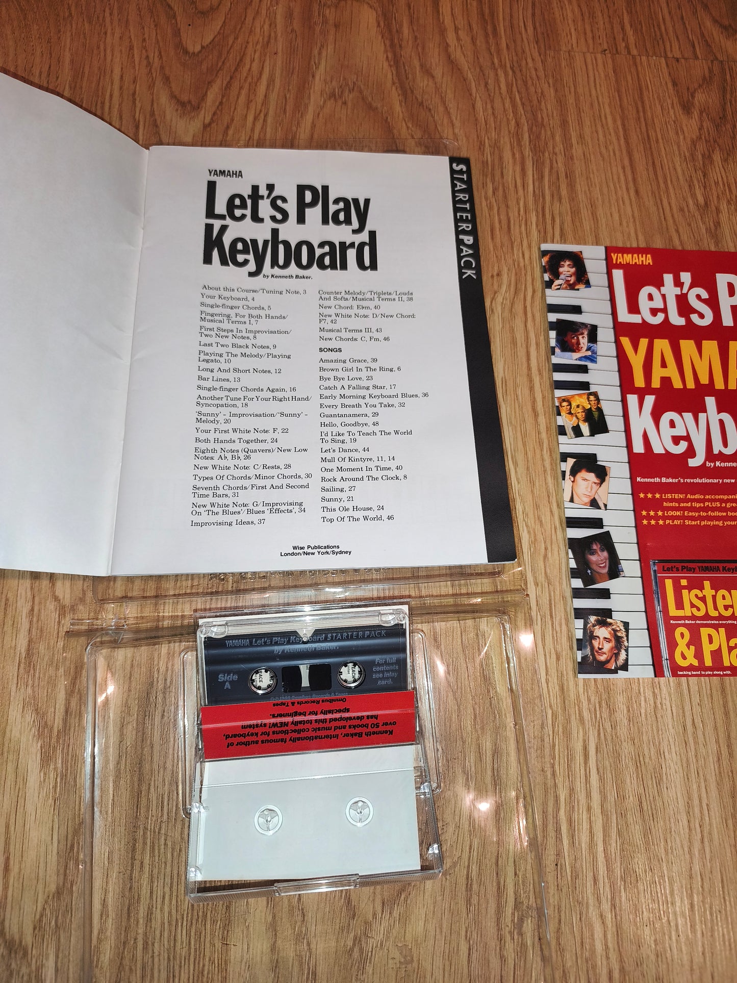 Vintage Let's Play Yamaha Keyboard Starter Pack – Instructional Book & Cassette