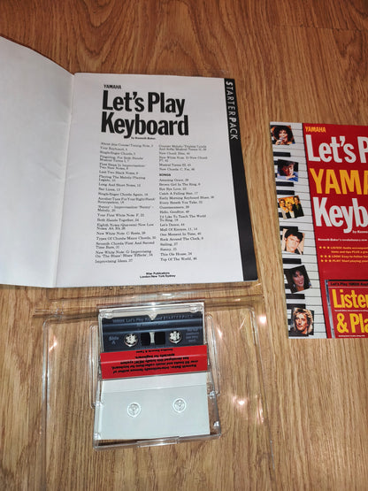 Vintage Let's Play Yamaha Keyboard Starter Pack – Instructional Book & Cassette