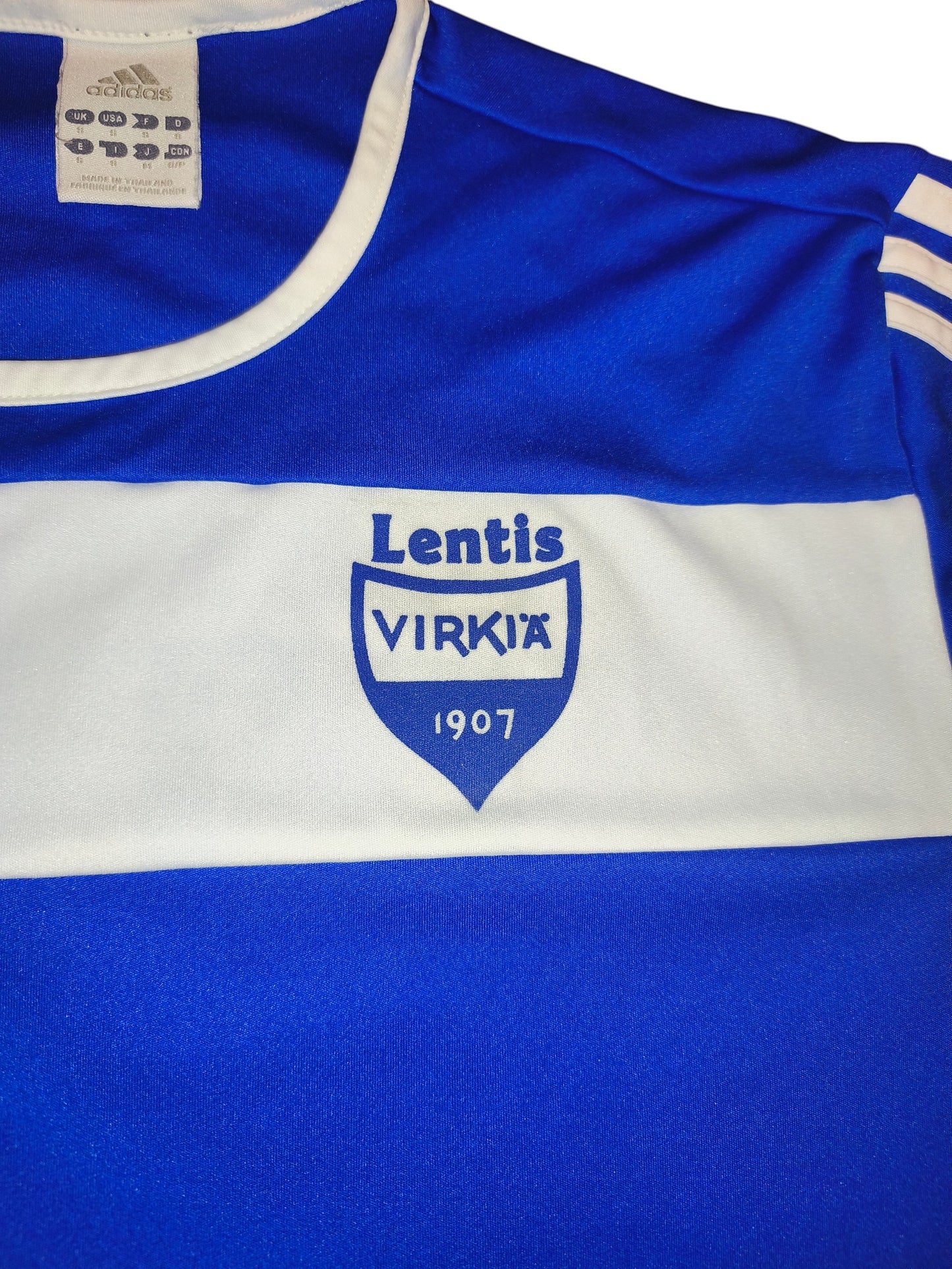 Adidas Lapuan Virkiä Football Shirt Blue White Jersey #11 Men’s Size S Climalite
