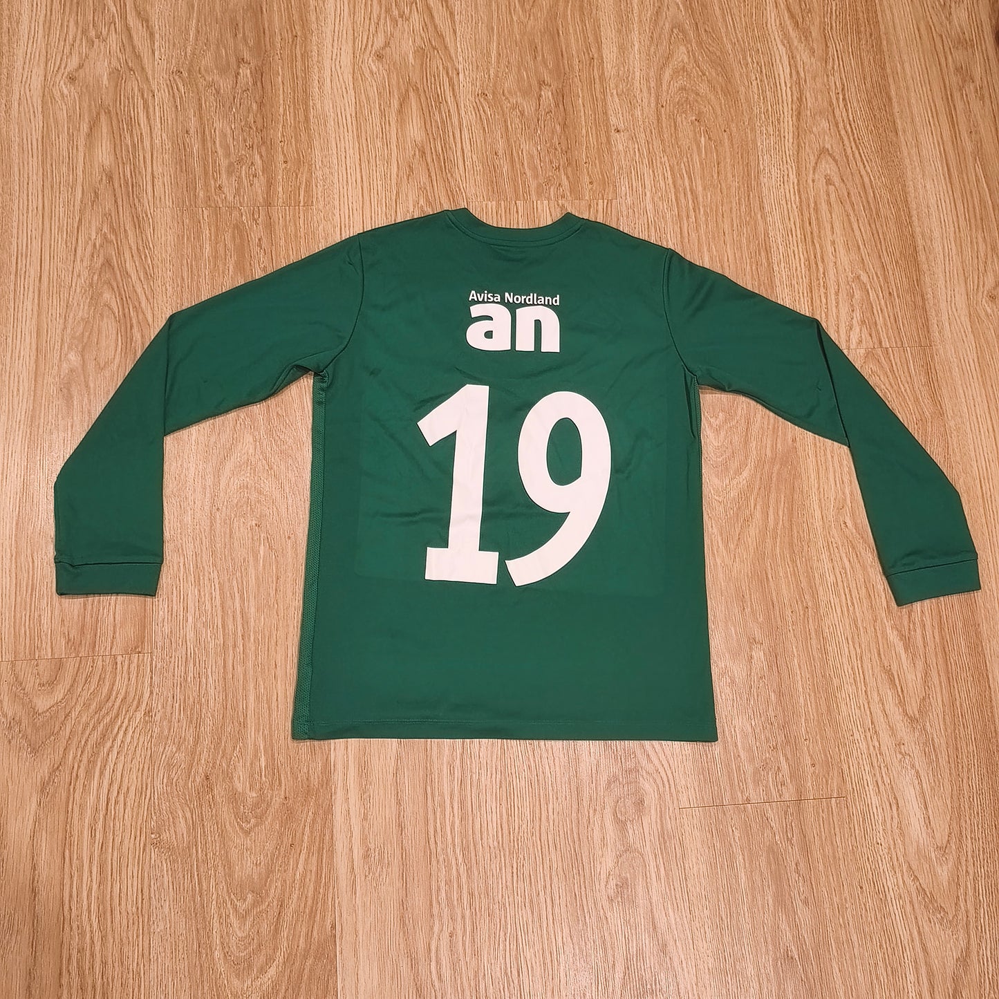 Nike Innstrandens IL Bodø Football Shirt Jersey Long Sleeve Green Dri-FIT #19