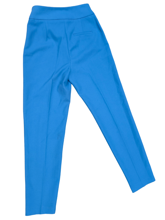 Primark Women’s Blue High Waisted Tapered Trousers Size UK 4 US 0 Smart Casual
