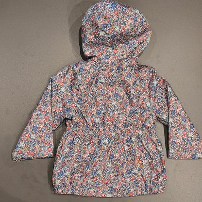 Carter's Baby Girl Fleece-Lined Floral Hooded Jacket Coat - Size 12M