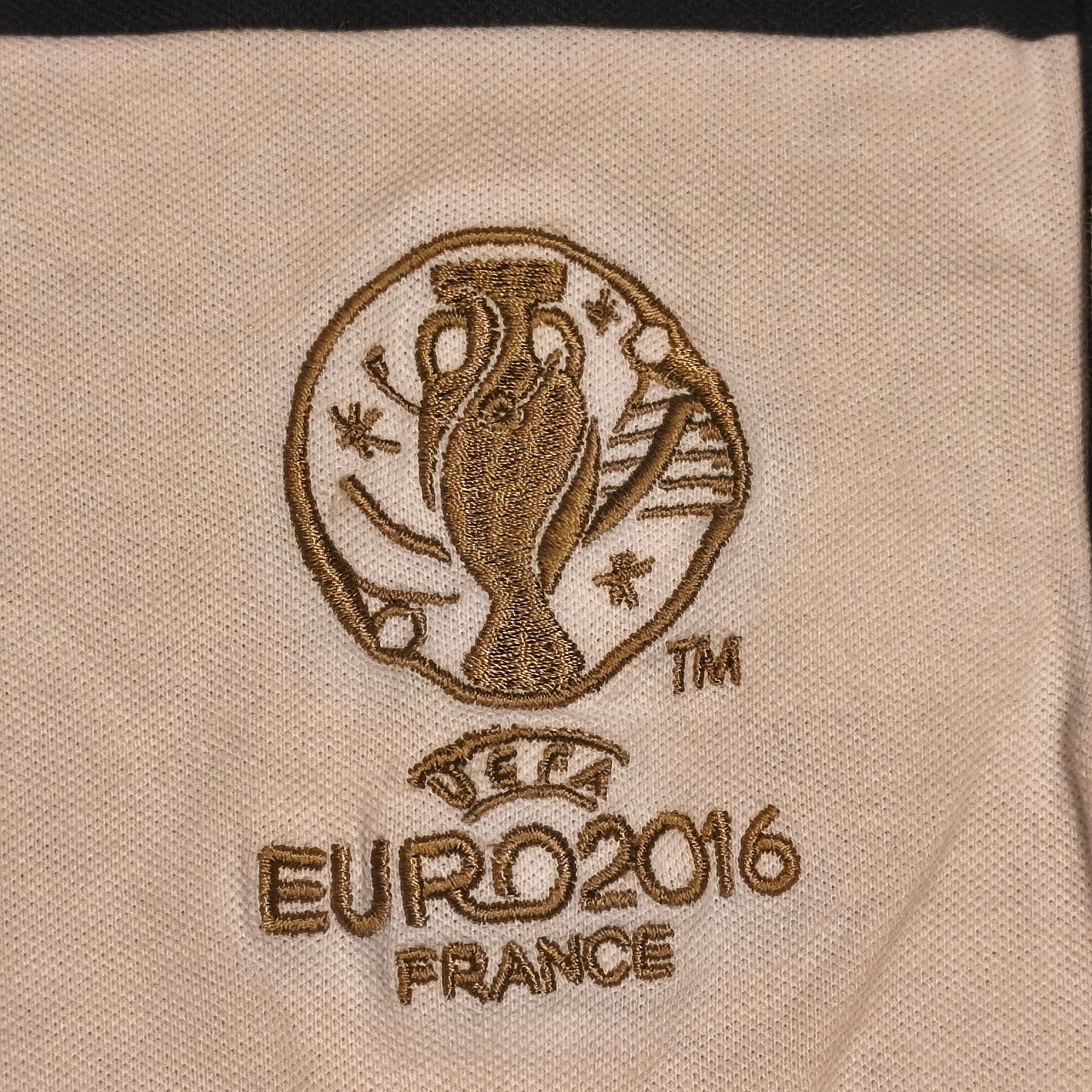 UEFA EURO 2016 France Official Mens XL Polo Shirt Navy Blue Soccer Football #10