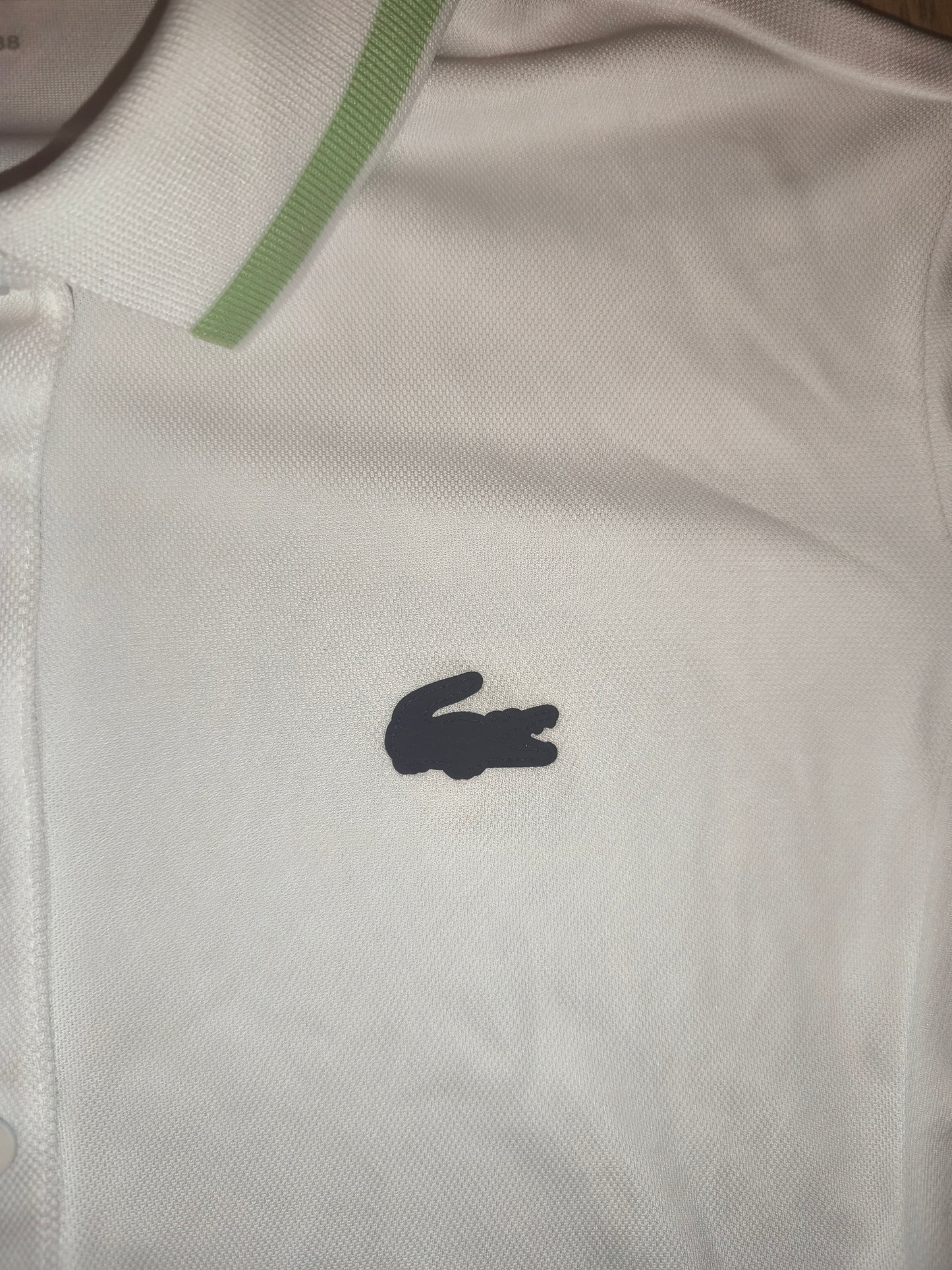 Lacoste Sport White "Ultra Dry" Polo Shirt – Size 38 – NWT (RRP ~€100)