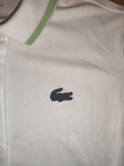 Lacoste Sport White "Ultra Dry" Polo Shirt – Size 38 – NWT (RRP ~€100)