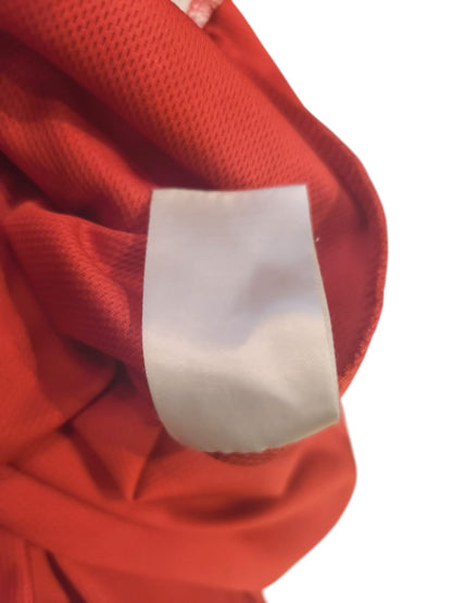 Vintage Umbro Rival Football Jersey Shirt Red White #7 Size M L Rare Soccer
