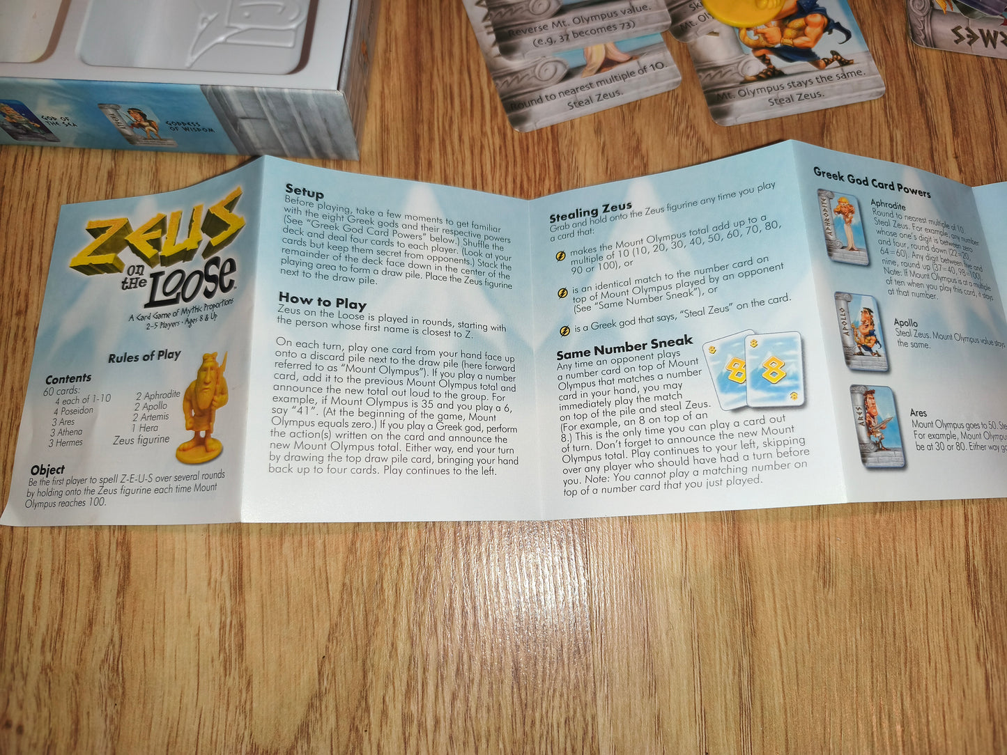 Zeus on the Loose – Card Game of Mythic Proportions (Gamewright)
